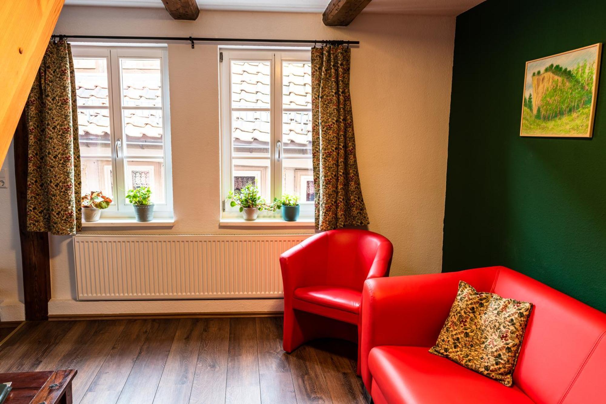 Fachwerkhotel - Ferienhaeuser Vorhof Zur Hoelle Quedlinburg Kültér fotó