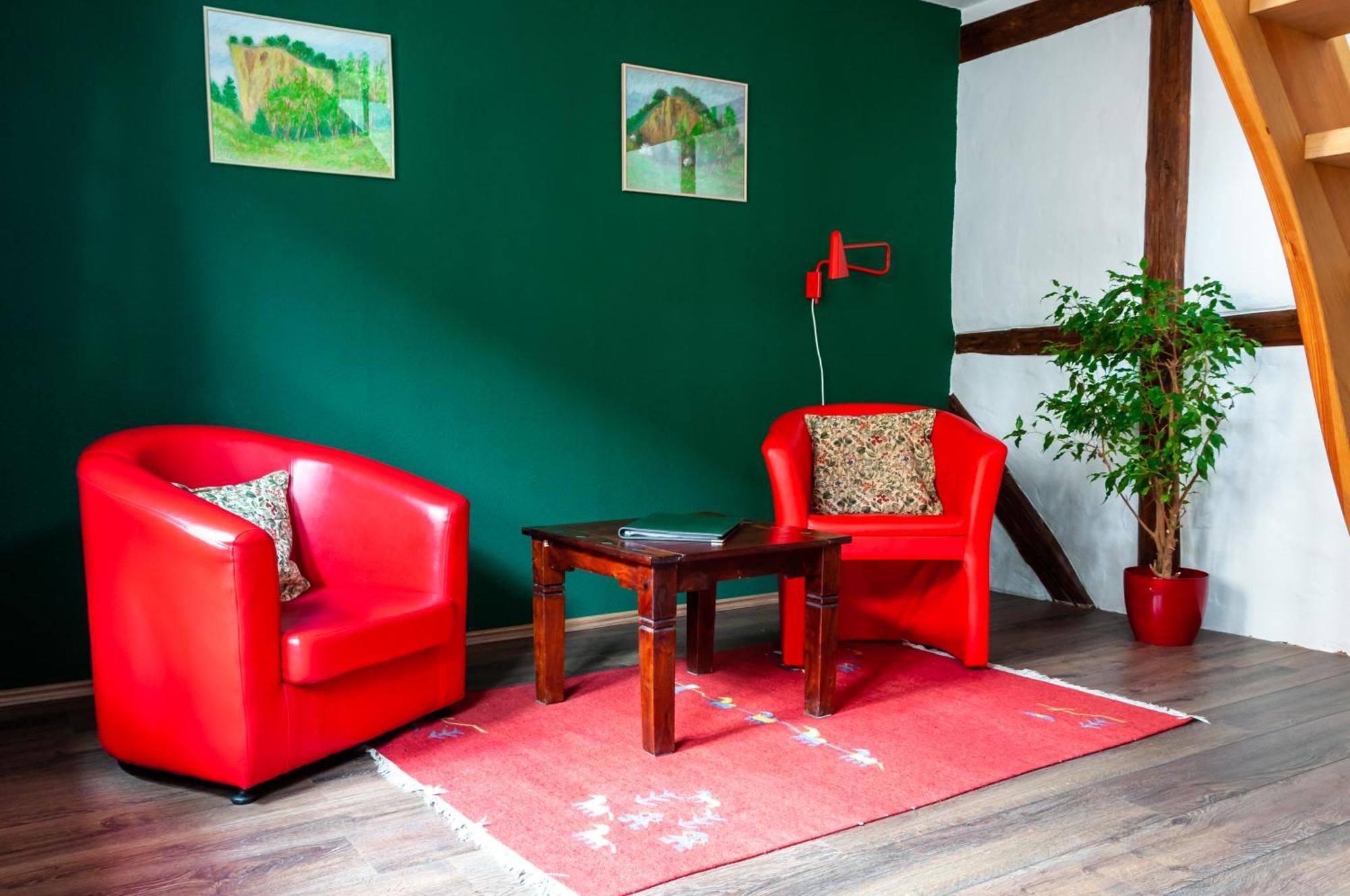 Fachwerkhotel - Ferienhaeuser Vorhof Zur Hoelle Quedlinburg Kültér fotó